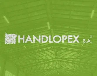 Oświetlenie hali magazynowej firmy Handlopex