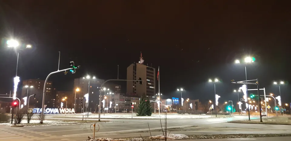 Stalowa Wola Skrzyżowanie na al. Jana Pawła II