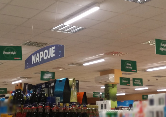 Lampy przemysłowe LED dla SPAR