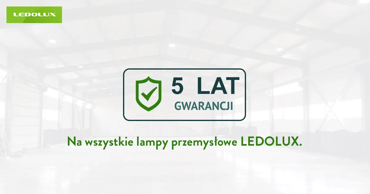 LEDOLUX industrial LED luminaires with a 5-year warranty