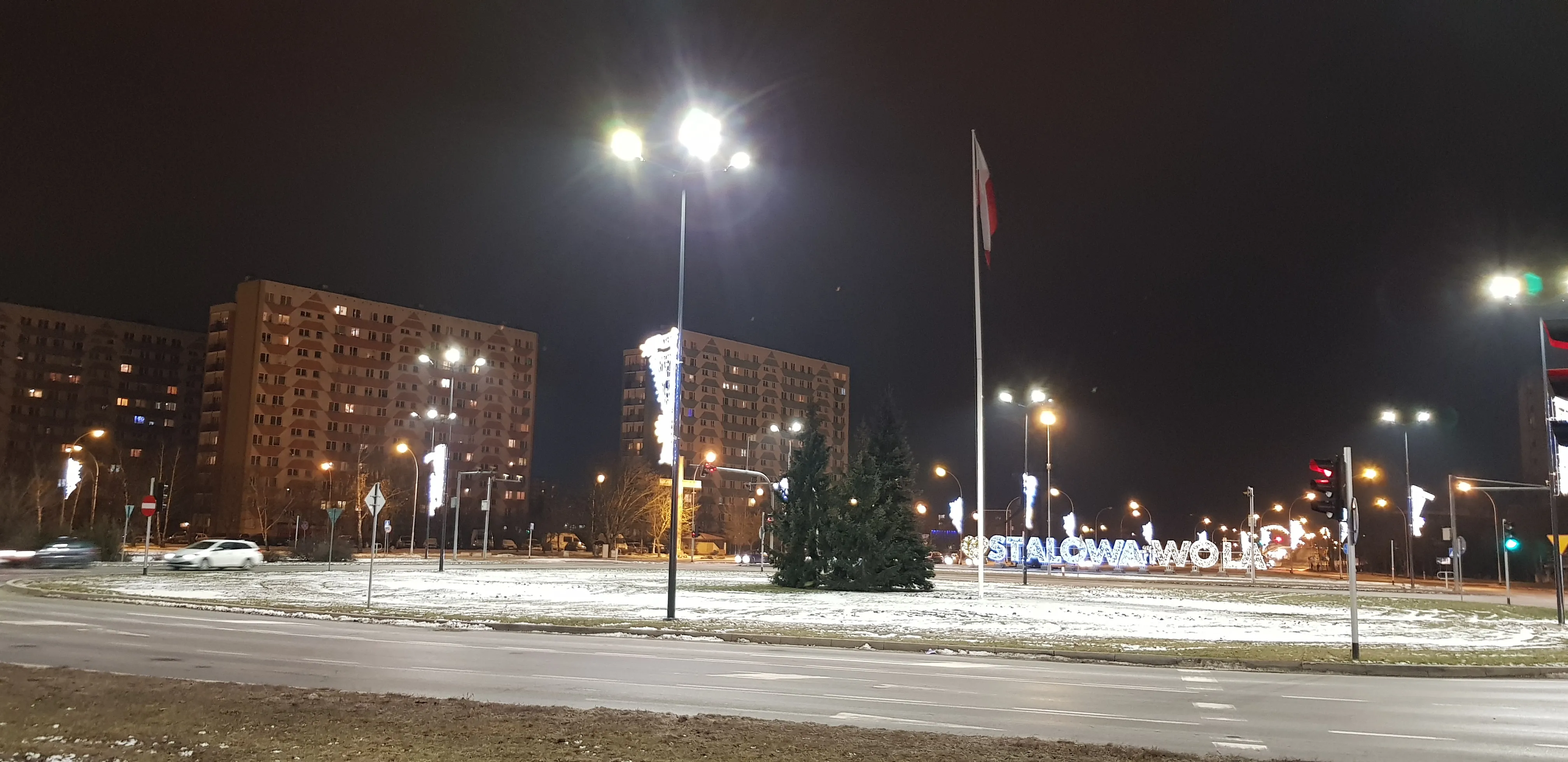 Stalowa Wola Skrzyżowanie na al. Jana Pawła II