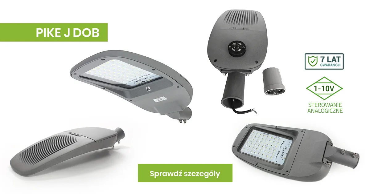 LED luminaire for street lighting - PIKE J DOB Street LED luminaire - PIKE J DOB
